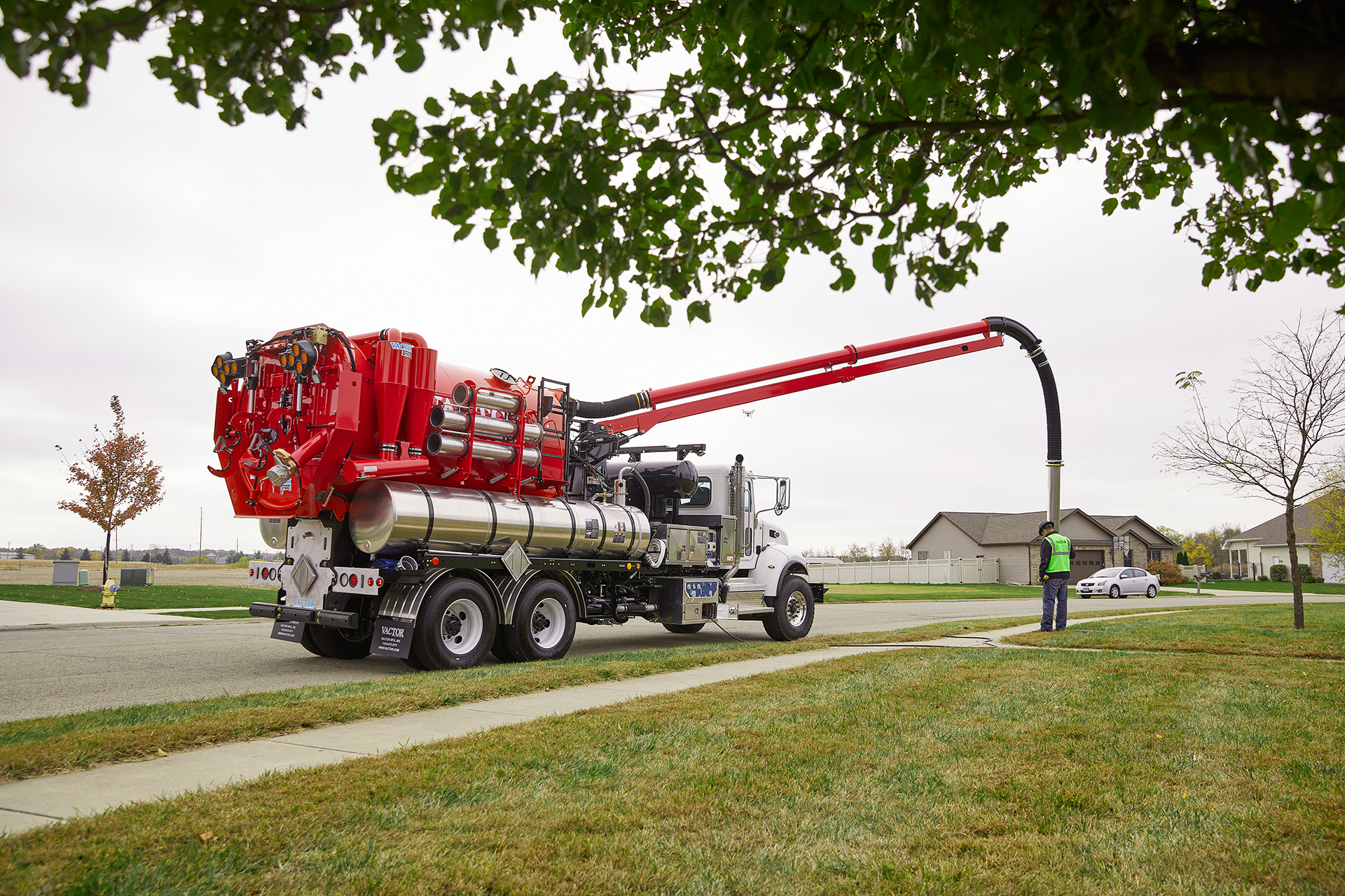 Catch Basin Cleaner Truck