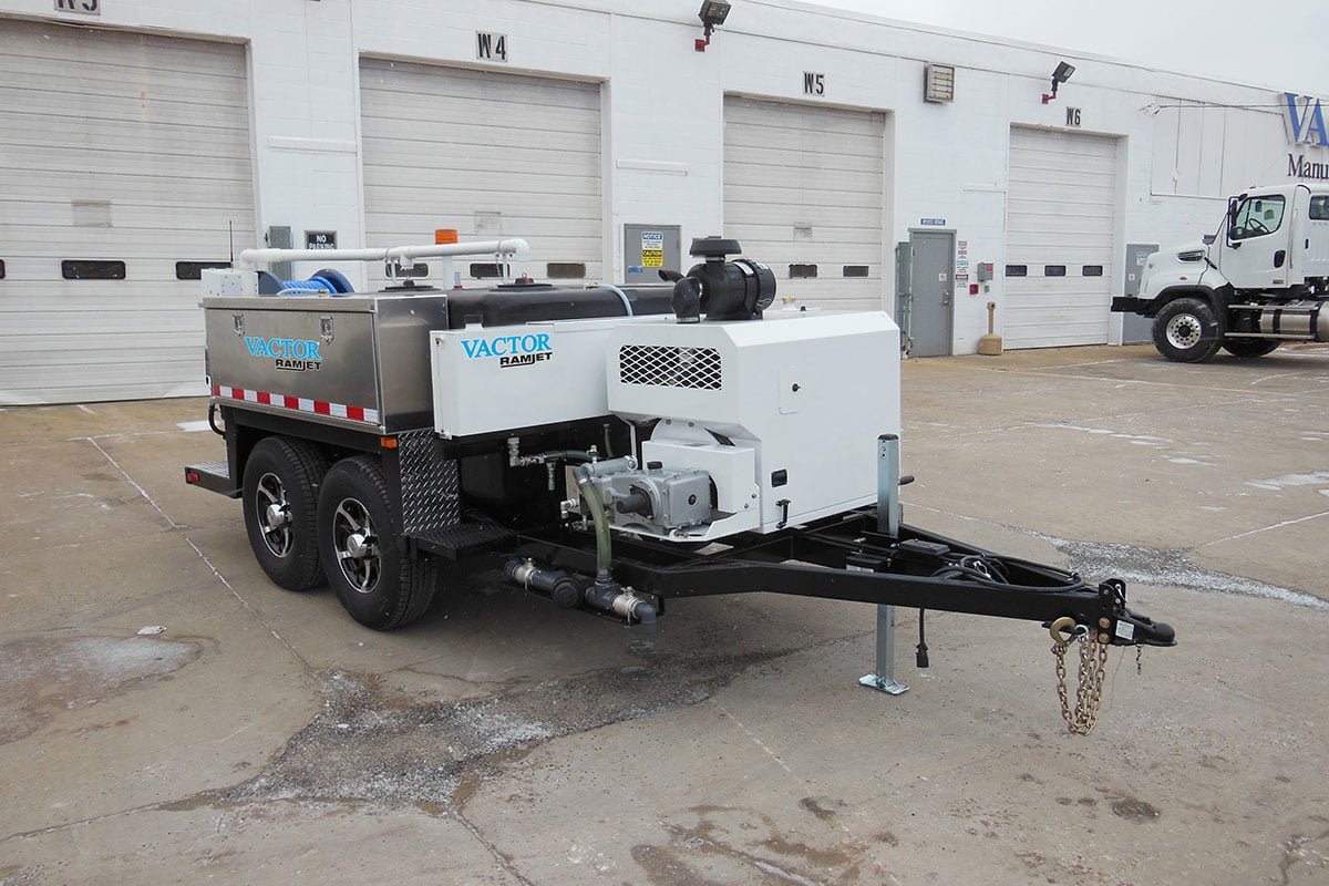 Ramjet Trailer Jetter | Sewer Jetter Trailer