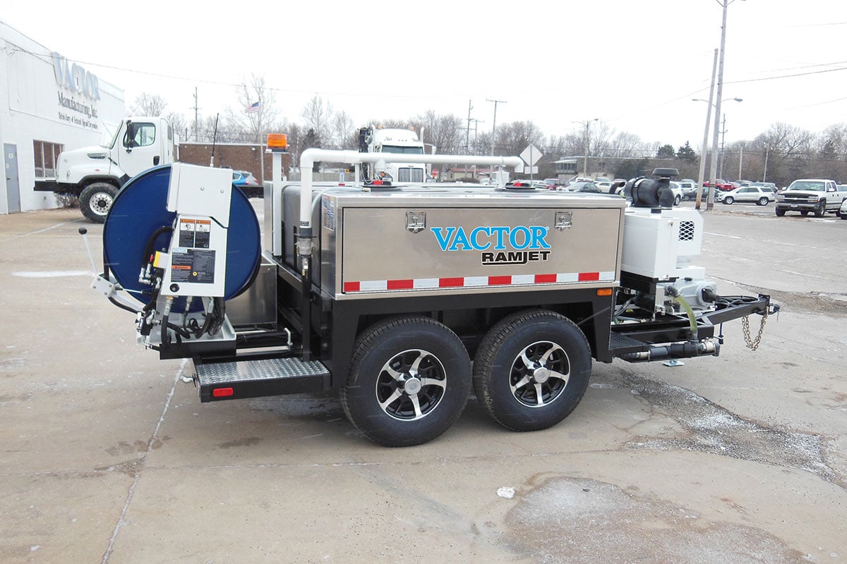 Ramjet Sewer Trailer Jetter