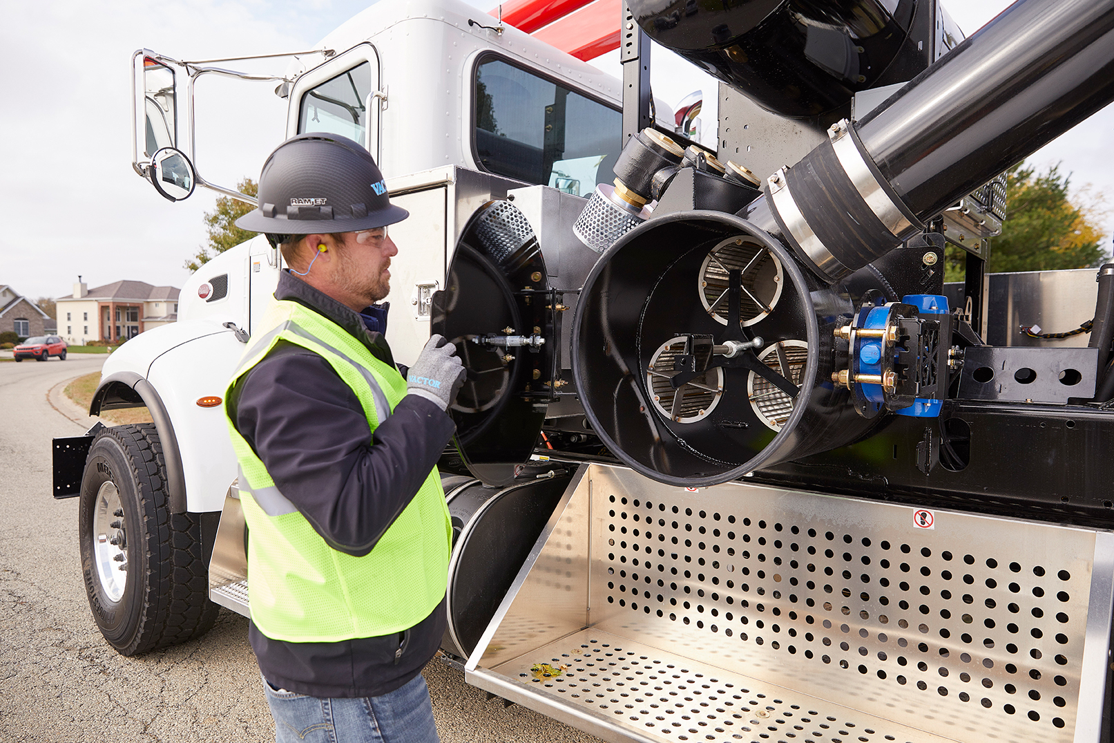 Catch Basin Cleaner Truck